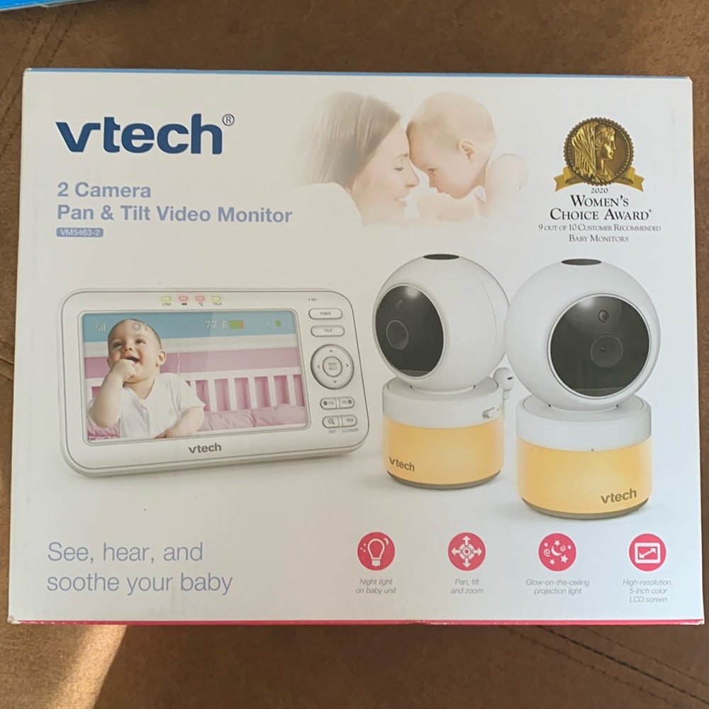 Two camera baby monitors